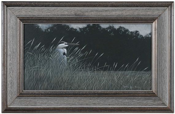 Michael Riddet | Heron in a Marsh (1999) | MutualArt