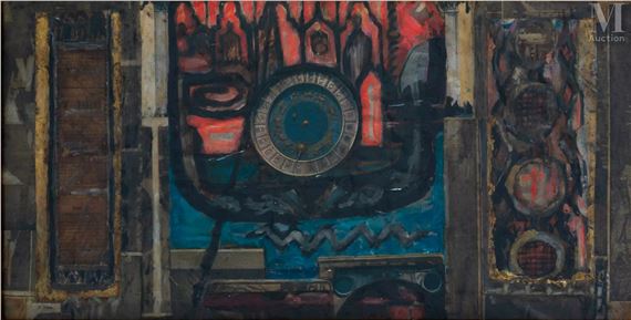 Composition au cadran zodiaque - Effat Nagui