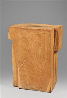 carved oak stele - Denis Milovanov