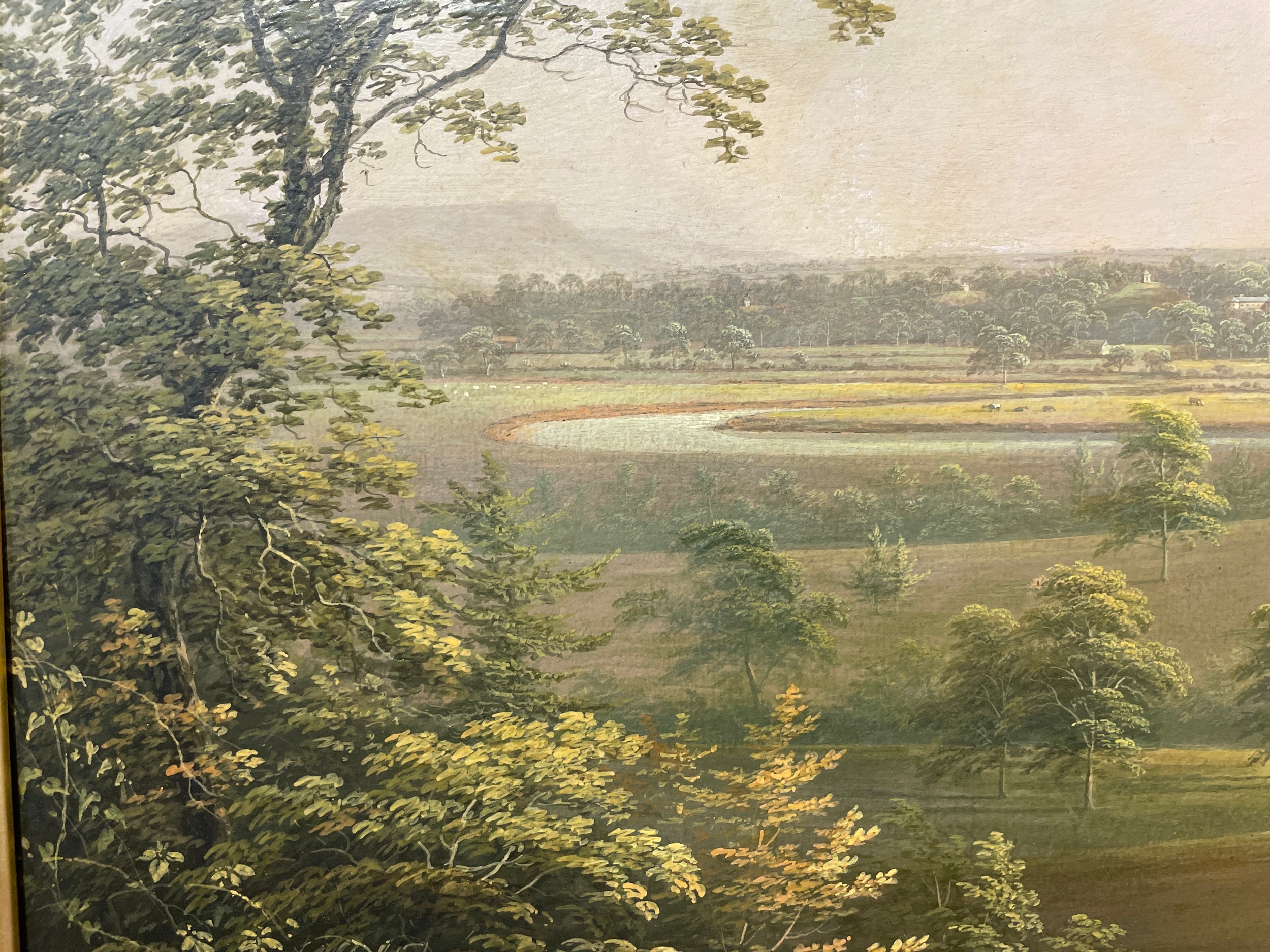 George Cuitt | A distant view of Langton Hall near Northallerton (Circa ...