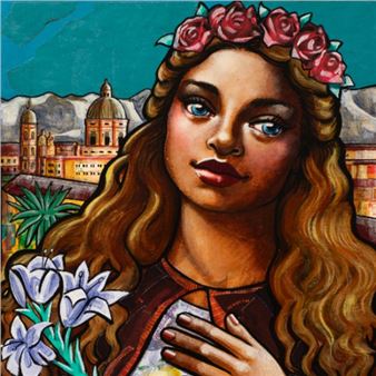 Erin Currier: From Santa Fe to São Paulo to Sicily: The Sublime - Blue Rain Gallery, Santa Fe