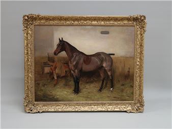 A stabled chestnut Braydon - Alfred G. Haigh