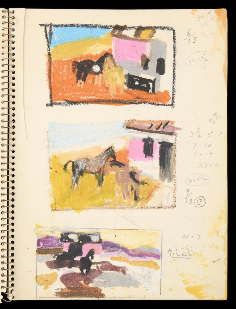 Cameron Booth | Cameron Booth Sketchbook of Horses | MutualArt