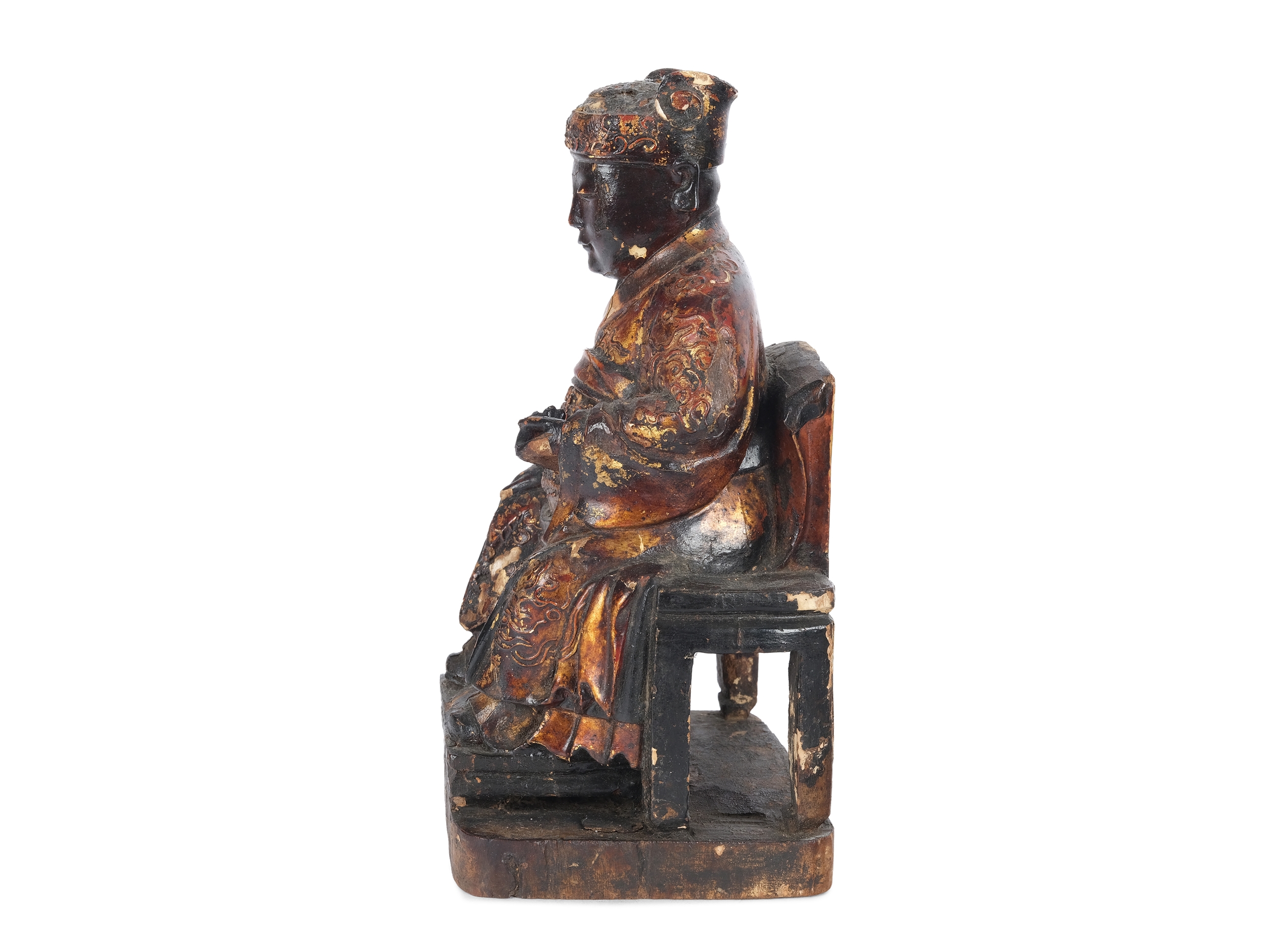 Han Dynasty | Sitting scholar (19th Century) | MutualArt