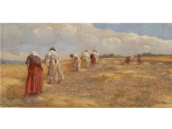 Grain harvest in the Wachau - Hans Ruzicka-Lautenschläger