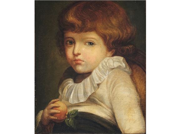 Boy with an apple by Jean-Baptiste Greuze, 18th/19th century