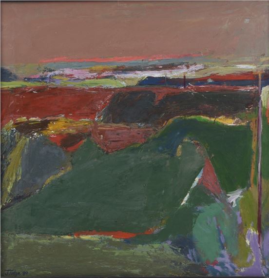 Red Landscape by James Judge, 1989