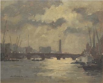 London Bridge at the Pool from Tower Pier - Alan James Middleton