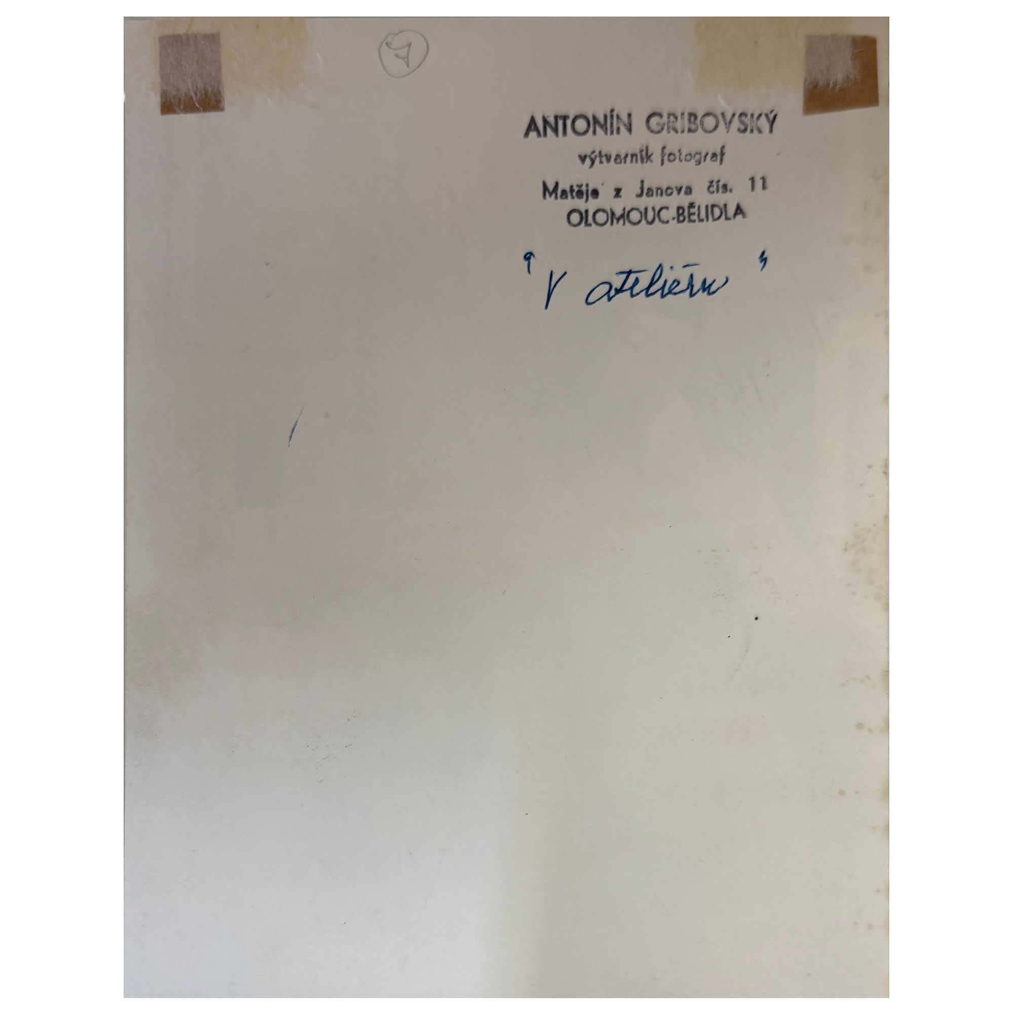 Artwork by Antonín Gribovský, The Studio, Made of Photomechanical reproduction