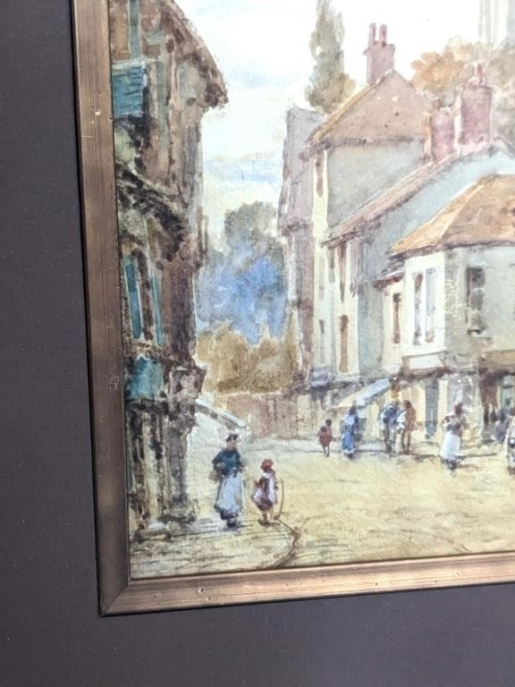 Thomas Edward Francis | English street scene | MutualArt