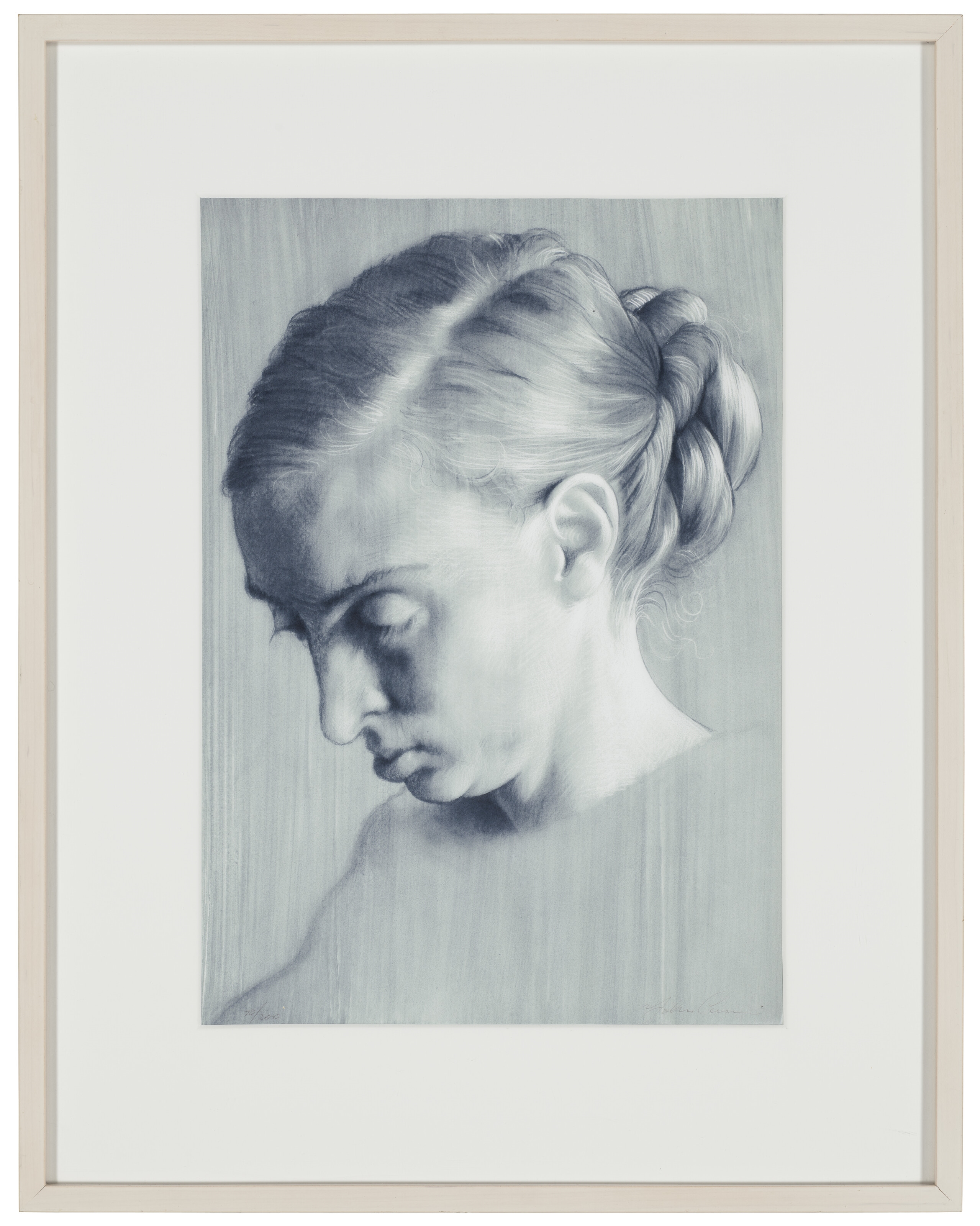 Artwork by John Currin, Rachel as the Hag, Made of giclée print, on tracing paper mounted to Somerset paper