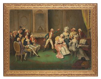 Oil on canvas - Théodore Sevigne