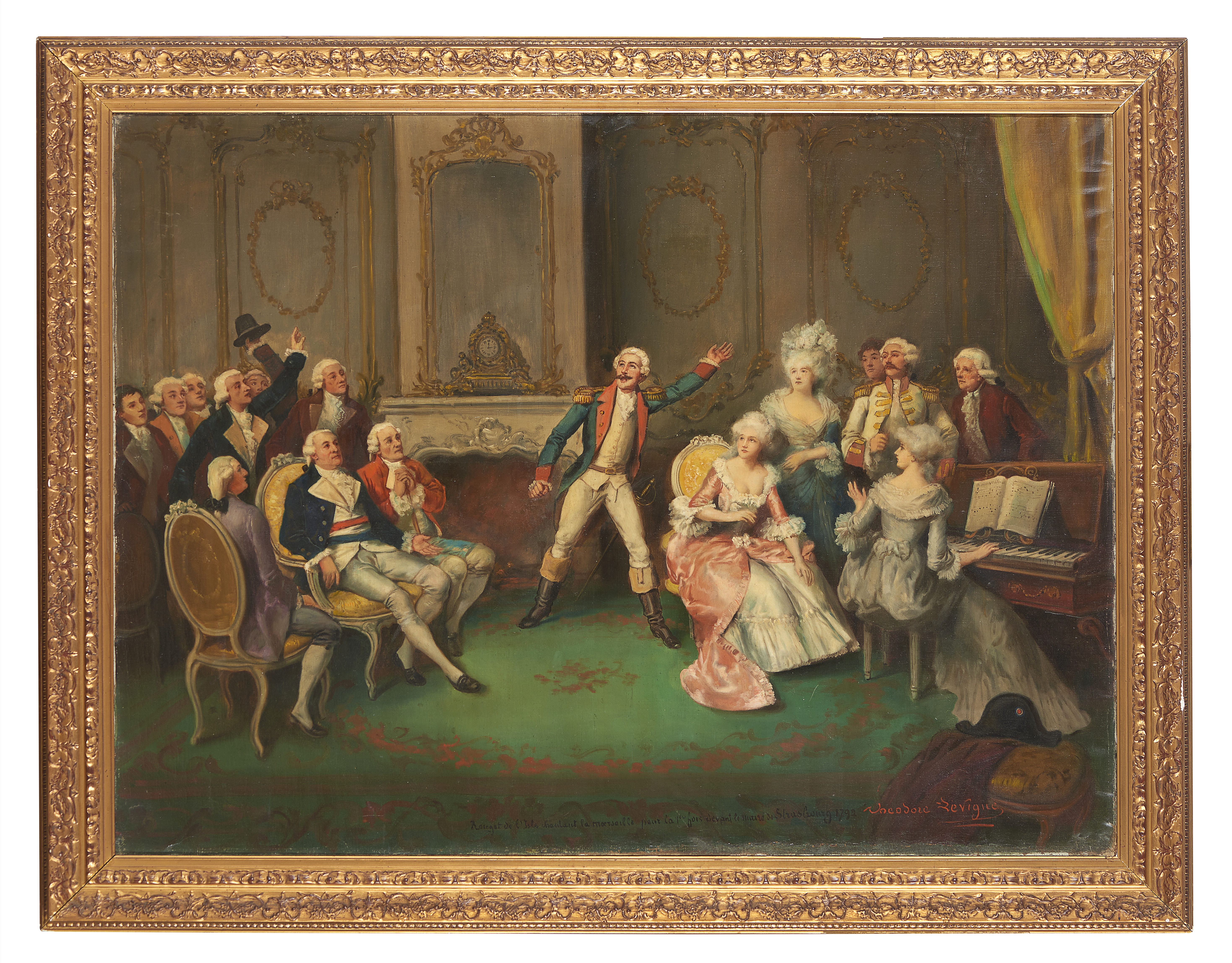 Artwork by Théodore Sevigne, Oil on canvas, Made of Oil on canvas