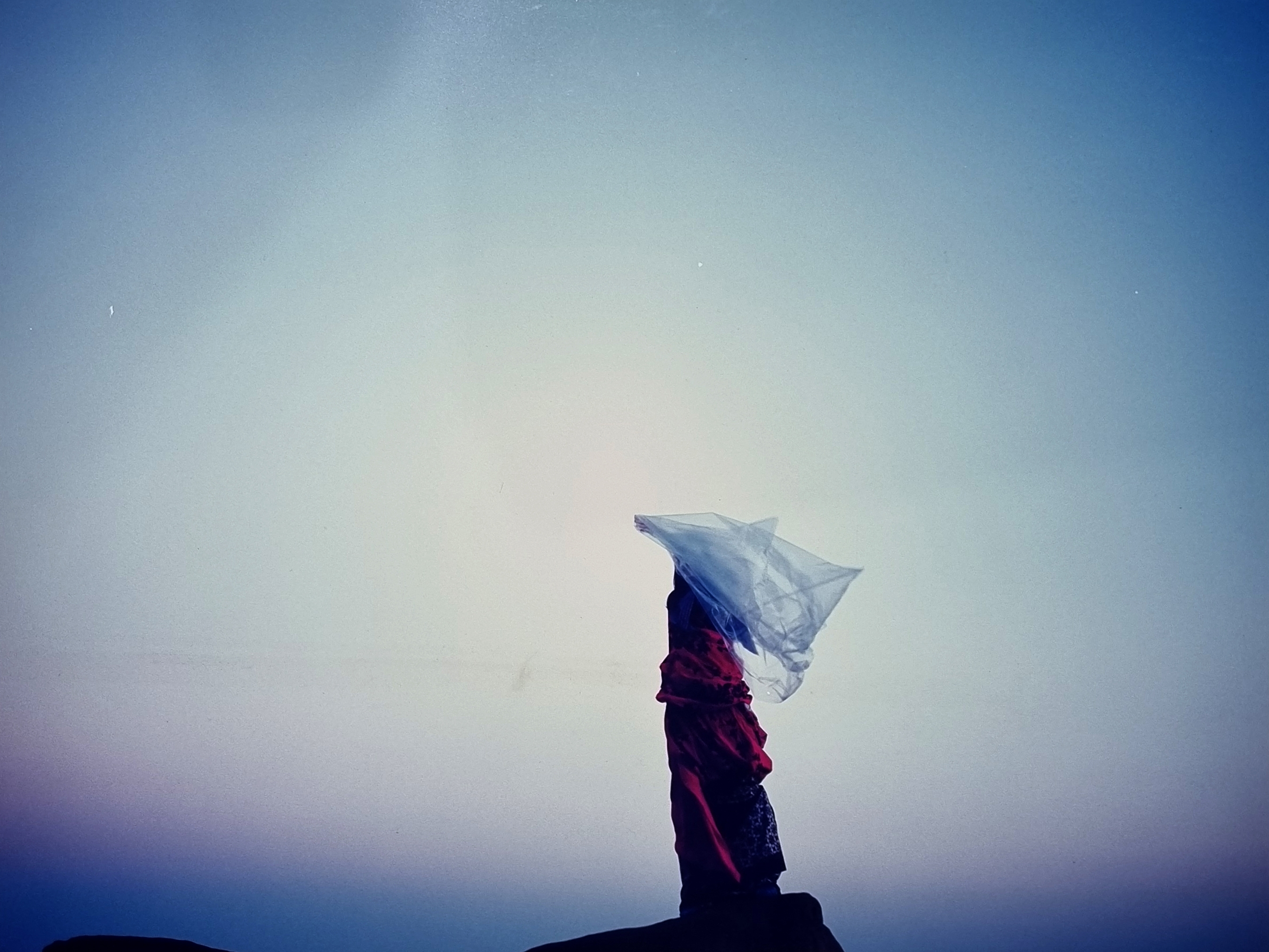 Artwork by Cherine Fahd, She as Sculpture for Rodin, Made of cibachrome print