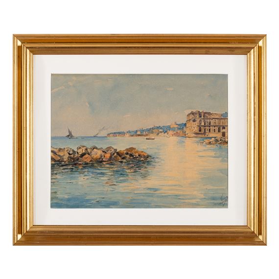 Vincenzo Loria | Veduta del Golfo di Napoli (1880) | MutualArt