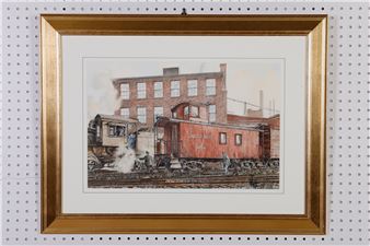 Old Canadian Pacific Caboose - Wentworth Folkins