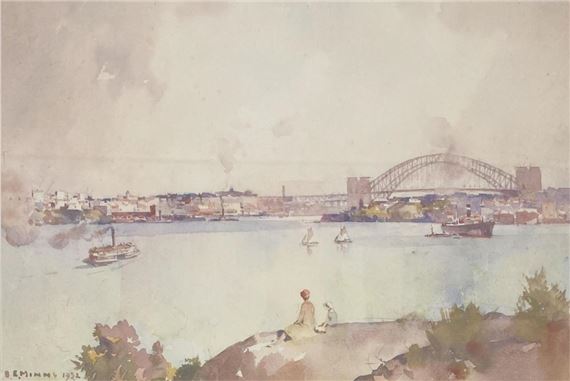 B. E. Minns | Looking across the Harbour (1932) | MutualArt