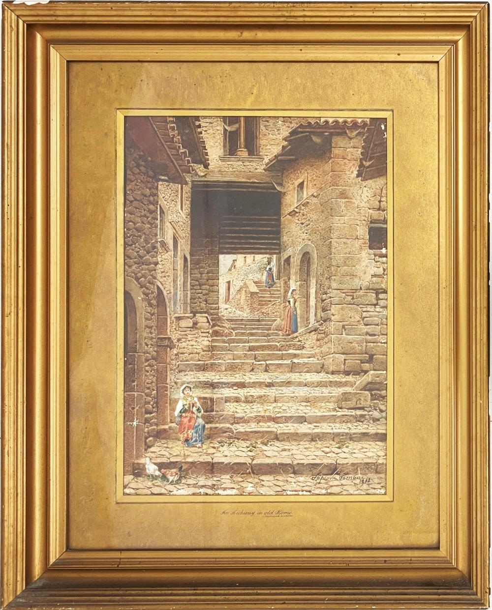 Scipione Simoni | An Archway in Old Rome (1912) | MutualArt