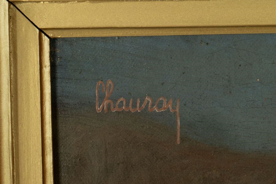 Artwork by Jean-Claude Chauray, Still life with fruit, Made of oil on canvas