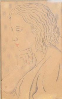 Portrait of a woman - Gustave Buchet