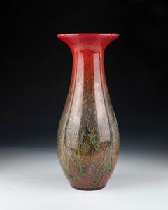 Large vase ''Ikora crystal'' Karl Wiedmann (decorative technique), WMF, Geisling - Karl Wiedmann