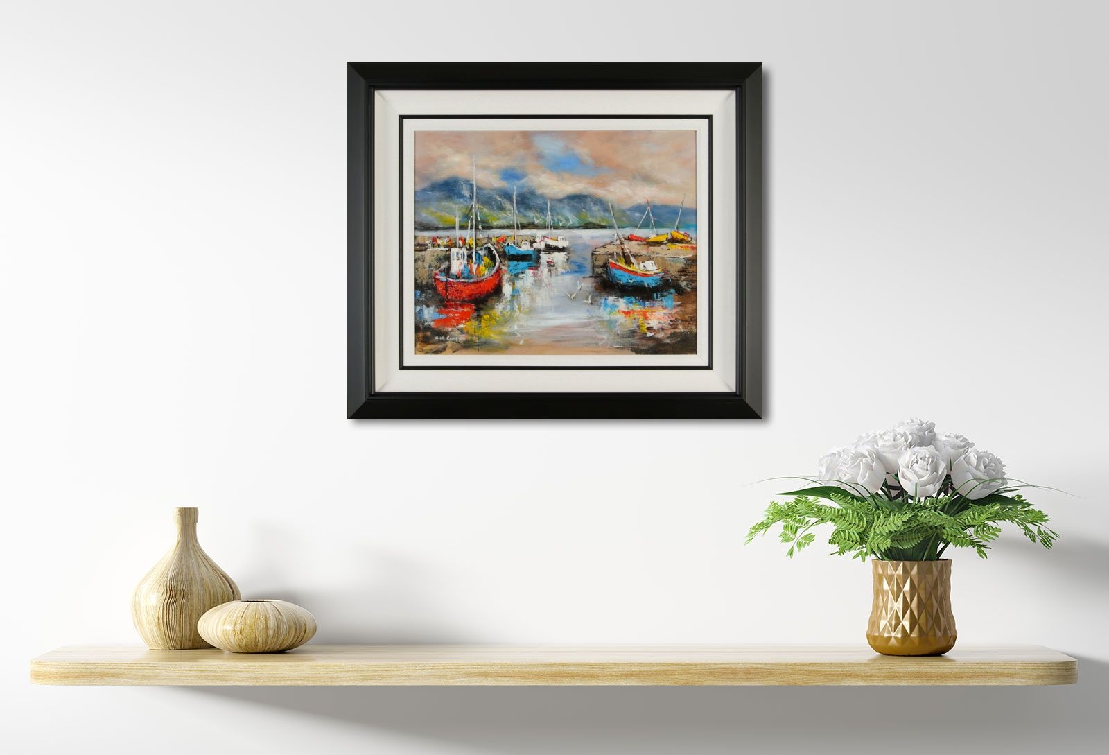 Niall Campion | CLEGGAN HARBOUR, CONNEMARA | MutualArt