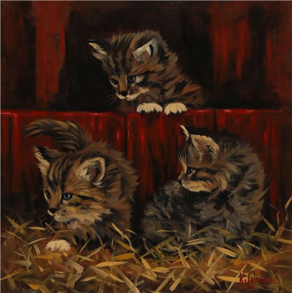 THREE KITTENS by Keith Glasgow
