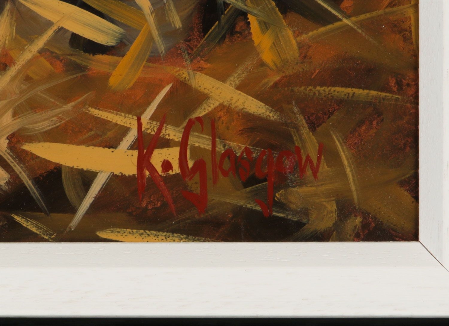 Artwork by Keith Glasgow, THREE KITTENS, Made of OIL ON BOARD