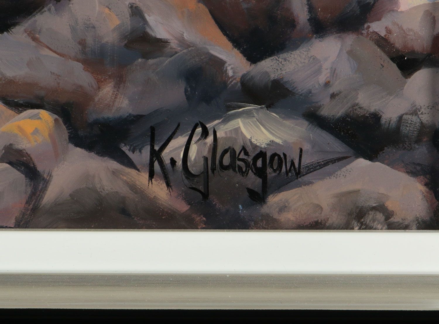 Artwork by Keith Glasgow, WATCHING THE SAILING BOATS AT PORTSTEWART, Made of OIL ON BOARD