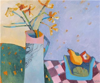 Martwa natura z kwiatami i owocami , 2025 - Anzhela Tistyk