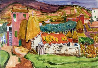 Südliche Landschaft - Elisabeth Balwé-Staimmer