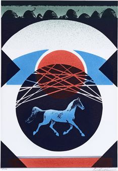 Das blaue Pferd - Walter Lederer