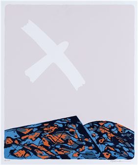 Vogel über der Landschaft - Walter Lederer