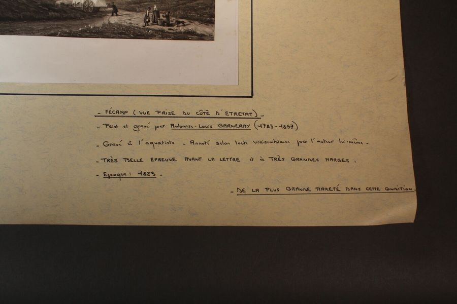 Artwork by Ambroise-Louis Garneray, Dieppe (Vue des bains et du château, Made of Aquatint