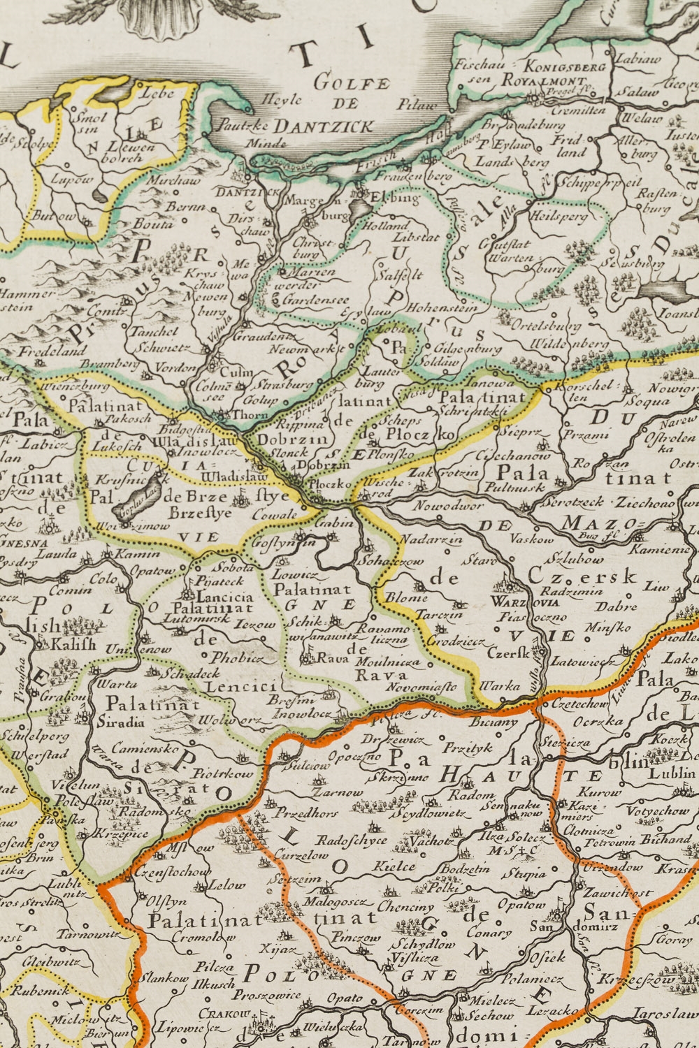 Nicolas Sanson | Mapa Polski (1655) | MutualArt