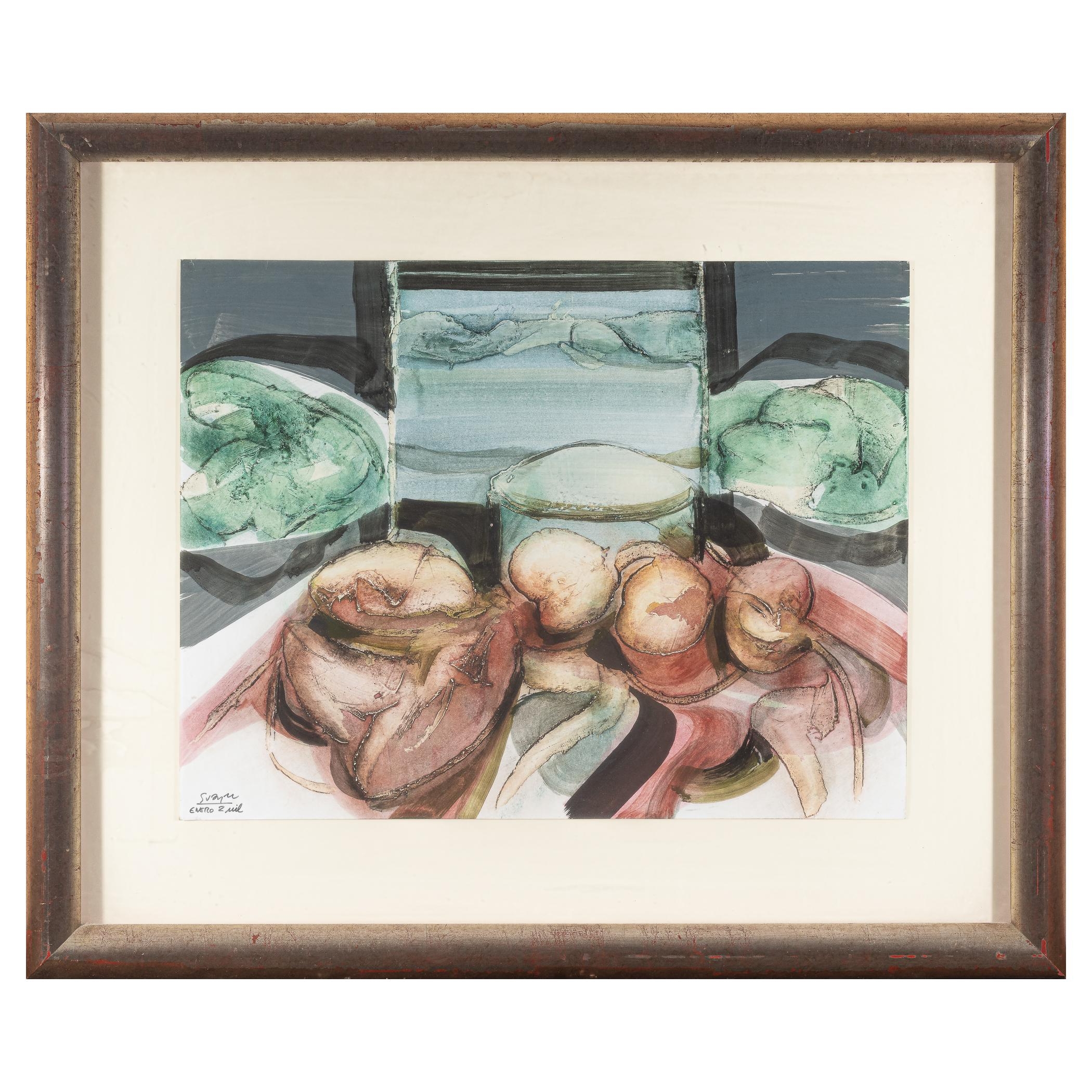 Artwork by Antonio Suárez, Untitled, Made of mixed media on paper