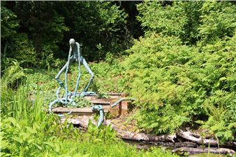 Francis Upritchard Bronze Sculpture Is Newly Installed at Roche Court Sculpture Park and Gallery