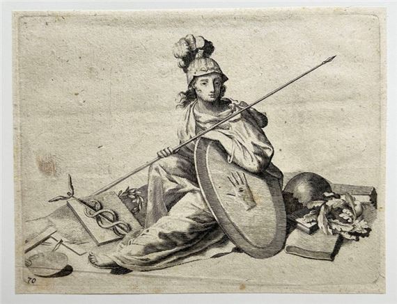 Minerve - Claude Mellan