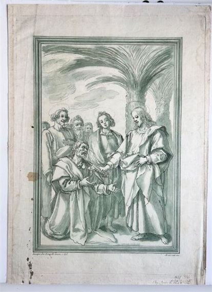 The handing over of the keys to Saint Peter - Jacopo Chimenti