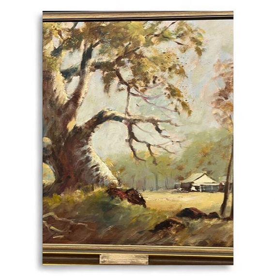 Eric Whisson | Oil On Board Landscape (1981) | MutualArt