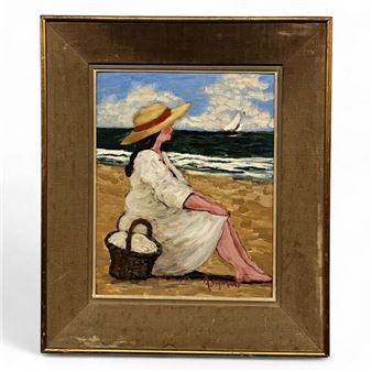 Beach Scene - F. Giamani