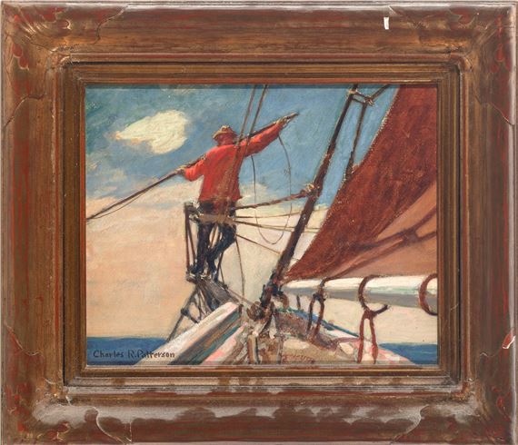 Charles Robert Patterson | Sketch of Captain George Peeples (Circa 1923 ...