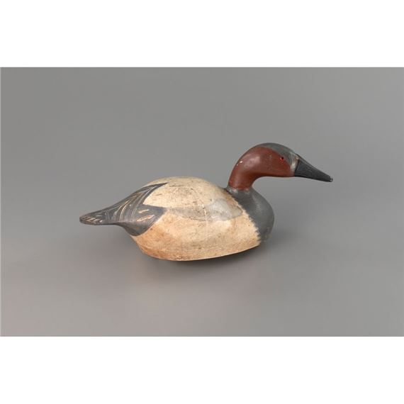 TURNED-HEAD CANVASBACK by August Moak, c. 1920