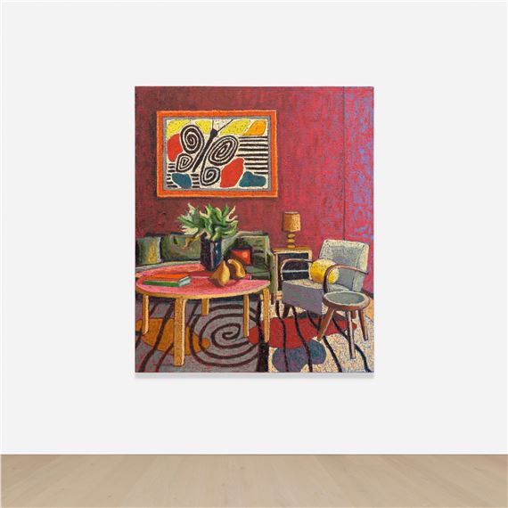 Interior with Calder Lithograph & Manford Rug - JJ Manford
