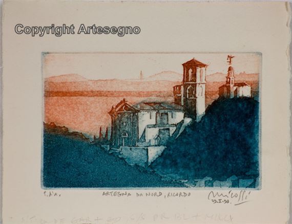 Artegna da nord, ricordo by Mario Micossi, 1993