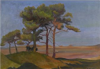 Pins maritimes en bord de mer - Raymond Jean Verdun