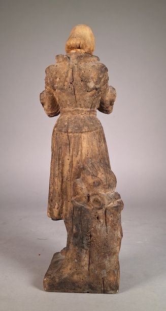 Artwork by Marie Amélie Francoise Hélène d'Orleans, Joan of Arc, Made of Wood imitation terracotta