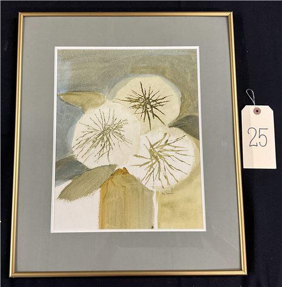 SIGNED SAN SOUCIE WATER MEDIA PAINTING. AWSNWS 1998, FRAMED. MEASURES 16" X 19 by Patricia Molm San Soucie