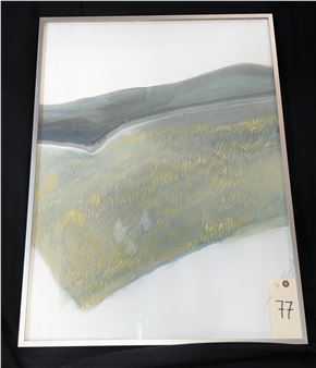 PAT SAN SONCIE SIGNED WATERCOLOR IN FRAME - Patricia Molm San Soucie