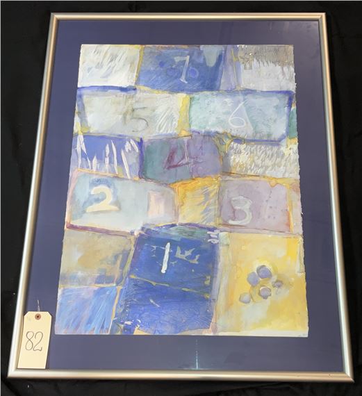 PAT SAN SONCIE SIGNED WATERCOLOR IN FRAME by Patricia Molm San Soucie